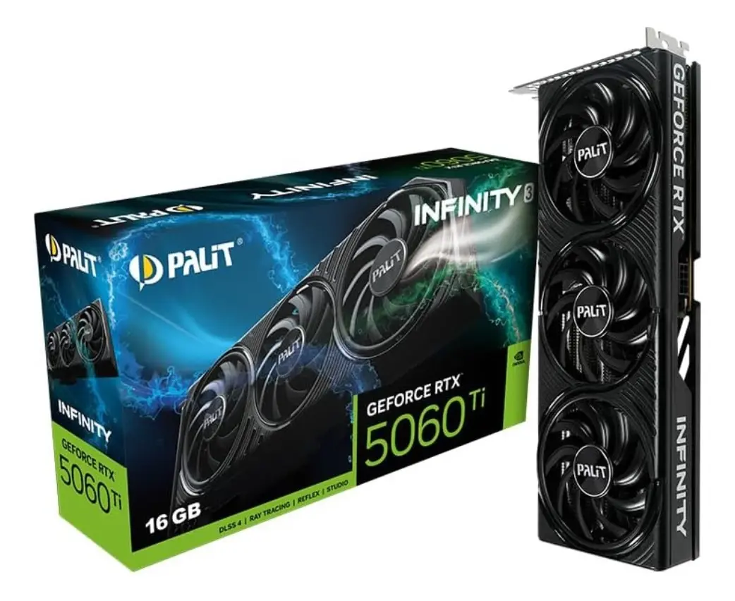 Placa de vídeo Palit RTX 5060 Ti 16 GB GDDR7