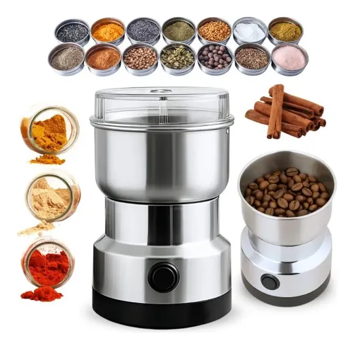Moedor de café elétrico multifuncional de inox